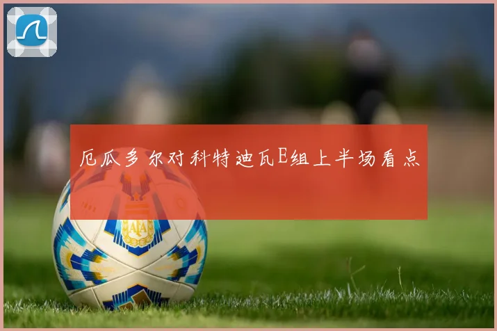 厄瓜多尔对科特迪瓦E组上半场看点